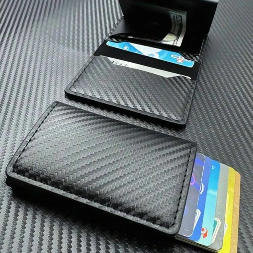 Black Carbon Fiber Wallet